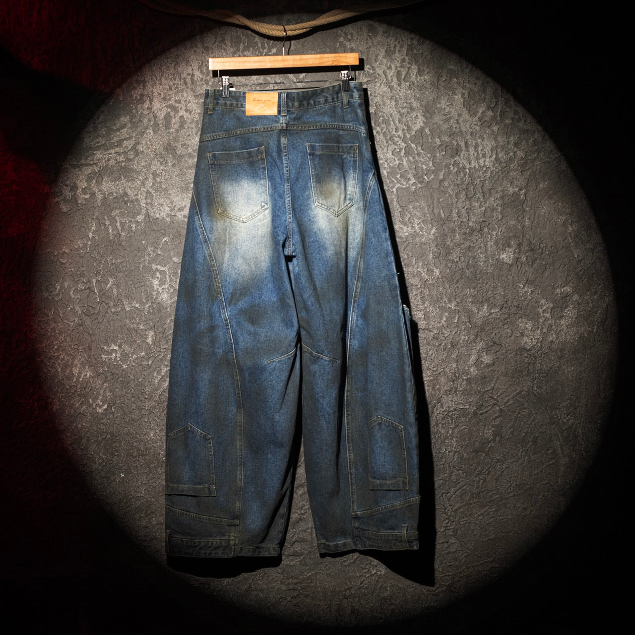 Rust Fade Asym Denim