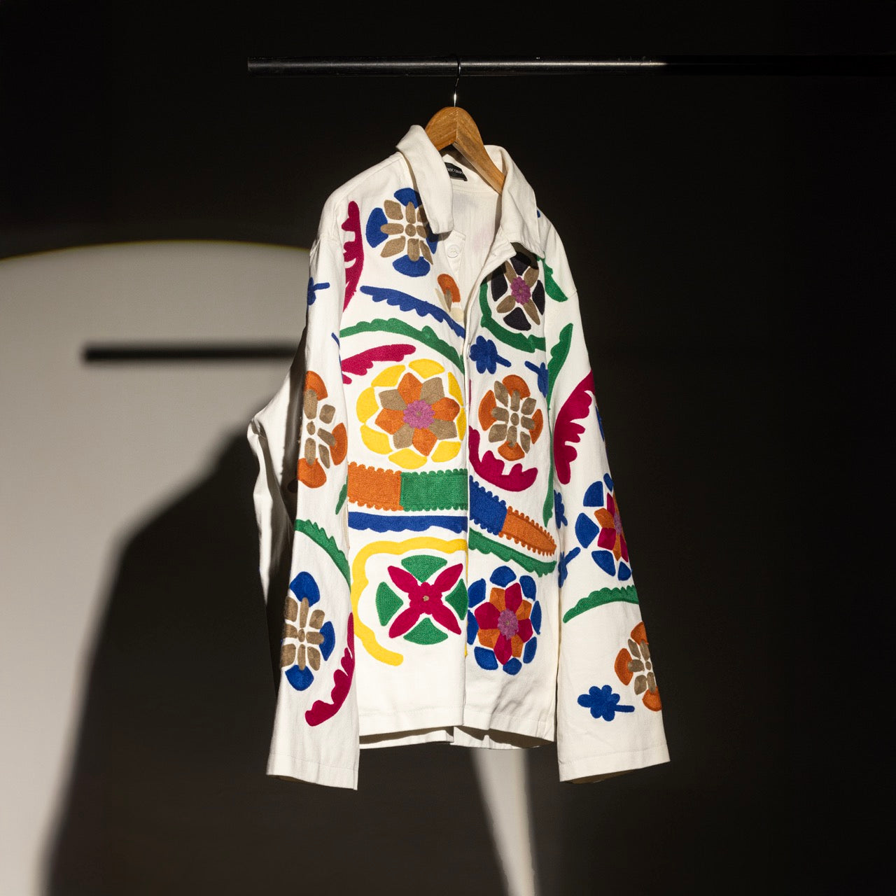 Canvas Bloom Embroidered Jacket