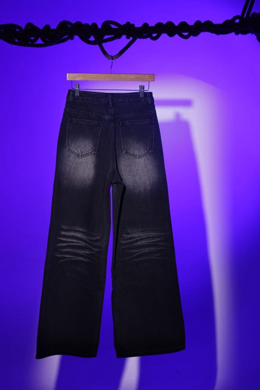 Obsidian Fade Cargo Denims