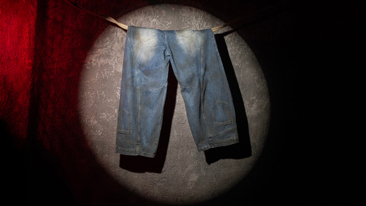 Rust Fade Asym Denim