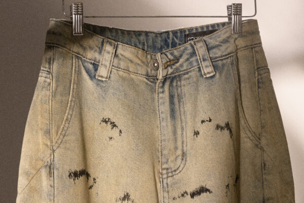 Sage Rust Graffiti Denim - Image 7