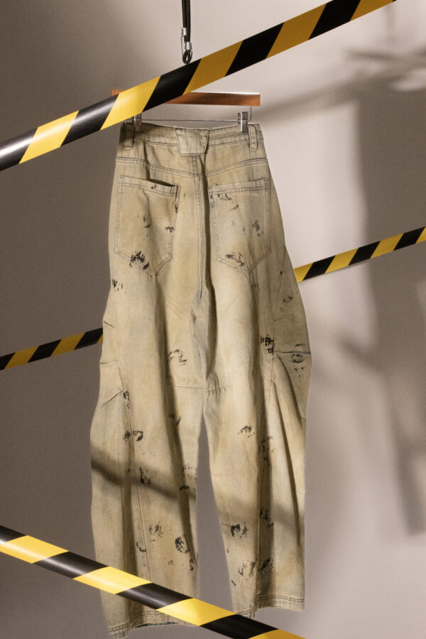 Sage Rust Graffiti Denim - Image 8