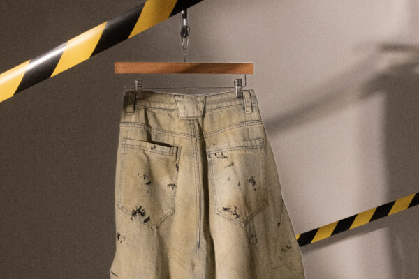 Sage Rust Graffiti Denim - Image 9