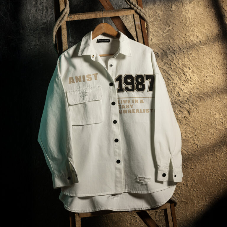 retro varsity 1987 overshirt