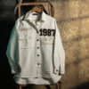 retro varsity 1987 overshirt