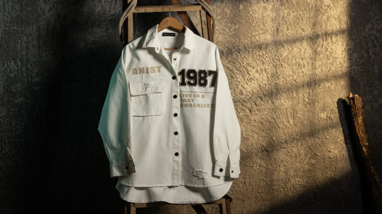 retro varsity 1987 overshirt