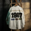 retro varsity 1987 overshirt