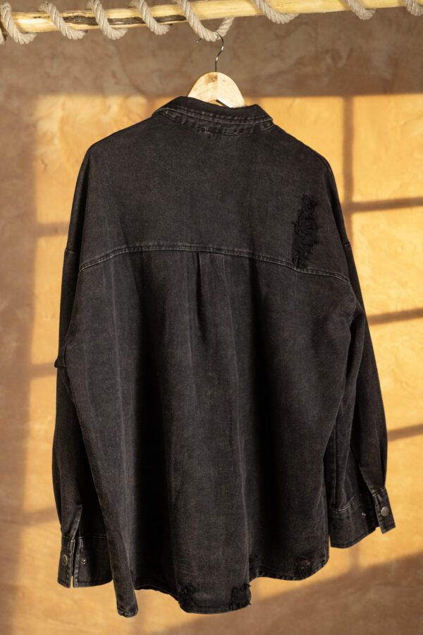 Monochrome Muse Shirt Dress 1028 - Image 6