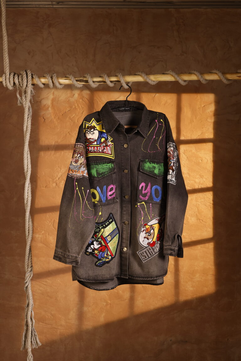 graffiti pop denim