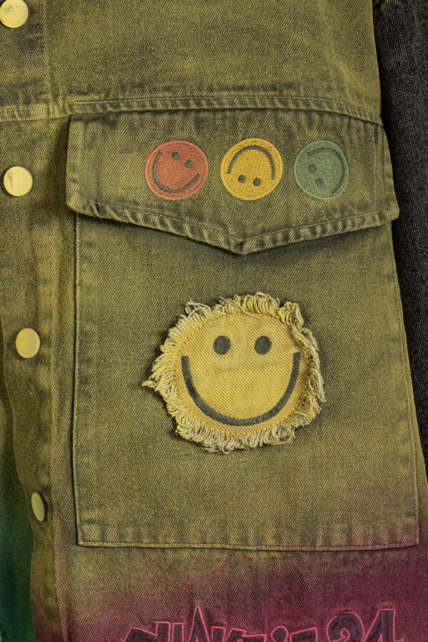 Graffiti Fade Block Jacket 8116 - Image 4