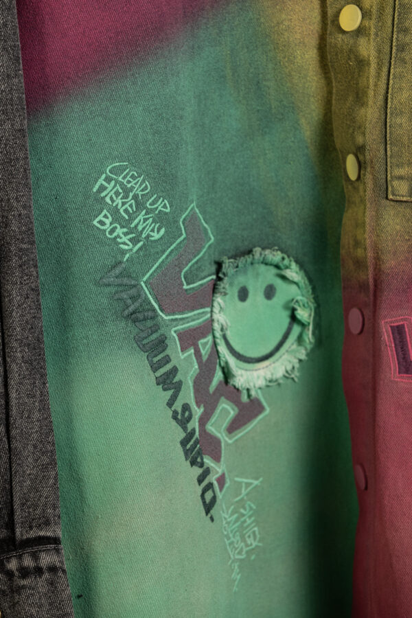 Graffiti Fade Block Jacket 8116 - Image 6