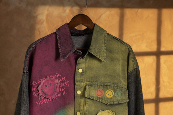 Graffiti Fade Block Jacket 8116 - Image 7