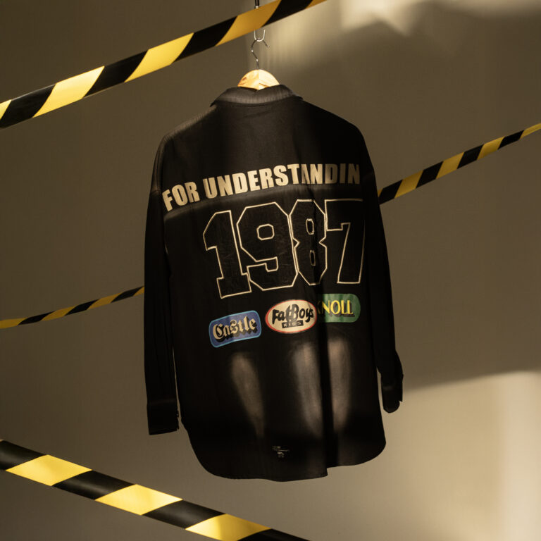 retro varsity 1987 overshirt