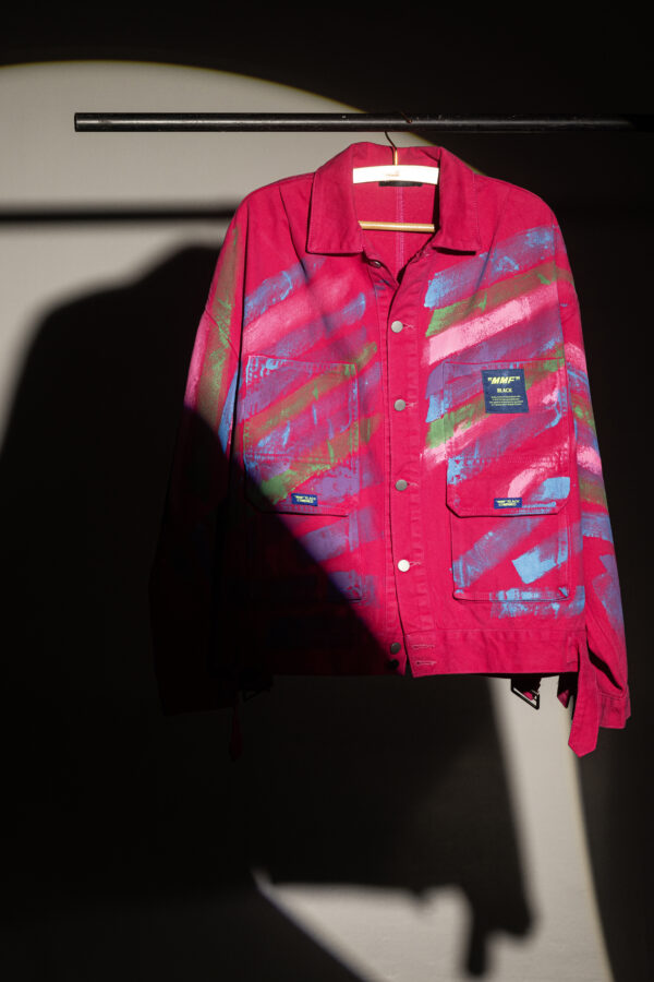 Paintwave Canvas Jacket - Image 3