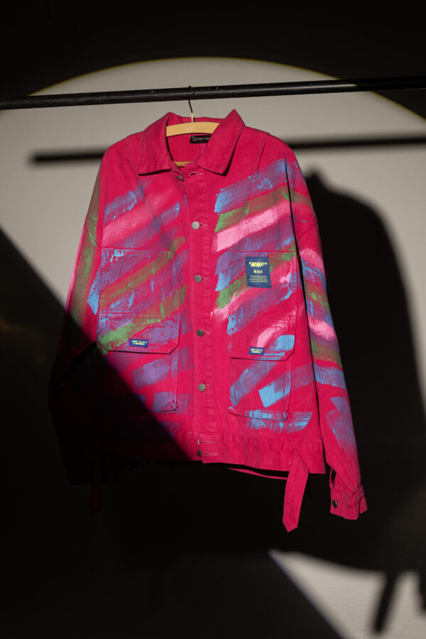 Paintwave Canvas Jacket - Image 2