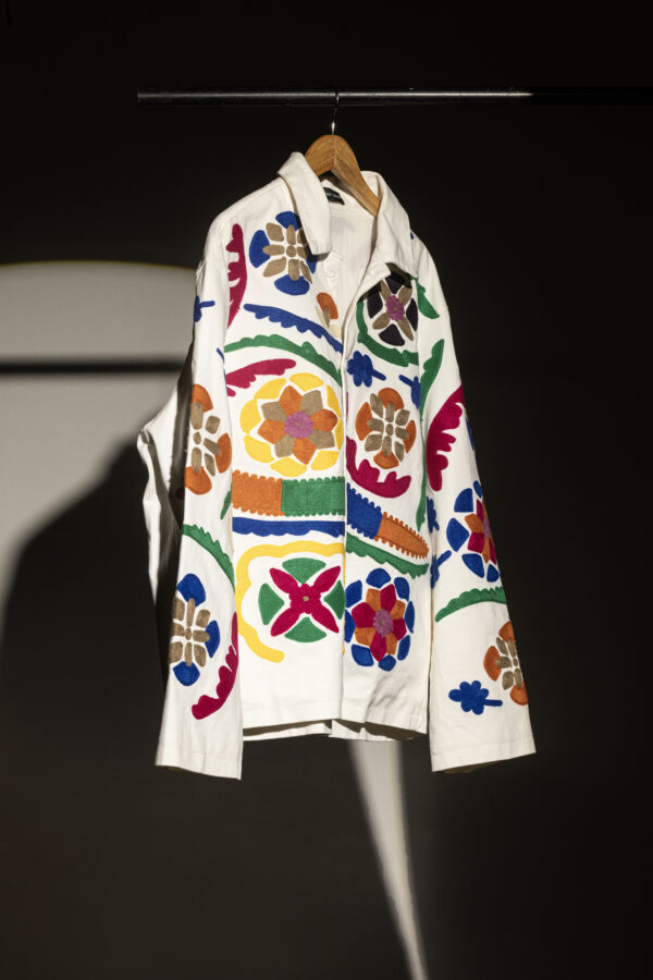 Canvas Bloom Embroidered Jacket - Image 5
