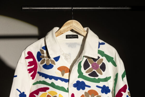 Canvas Bloom Embroidered Jacket - Image 6