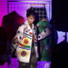 canvas bloom embroidered jacket