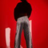 shadow slash ruche denim